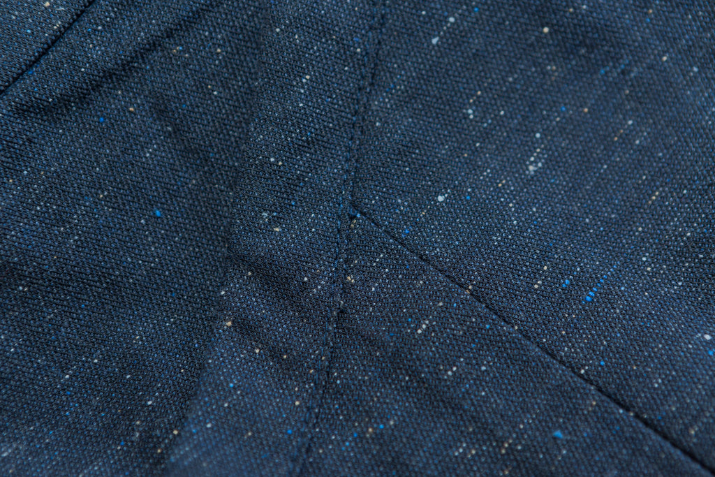 Pleated Pocket Pant - Slubbed Navy