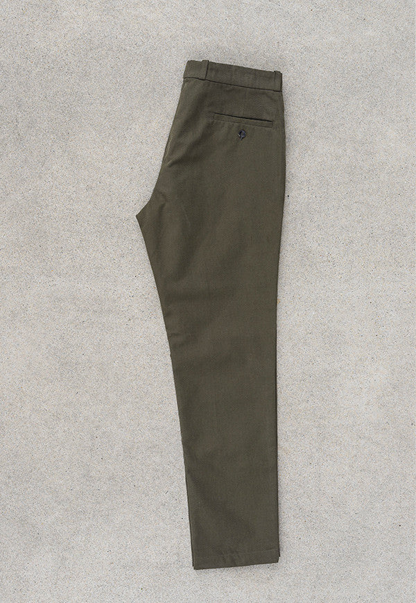 Patch Pocket Pant - Military Green