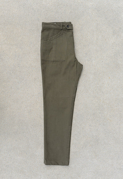 Patch Pocket Pant - Military Green